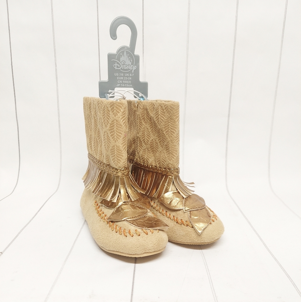 Disney store Pocahontas costume shoes girls 7/8